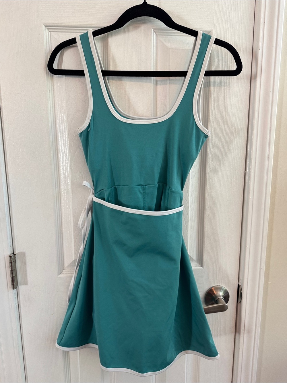 BEACH RIOT Astrid Mini Cutout Wrap Skort Tennis Dress Green Size Small - Picture 3 of 7
